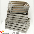 Cheap Rustic Distressed Wooden Apple Crates Wholesale